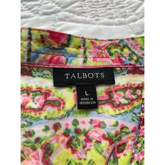 Talbots Cotton Tunic Size Large - Picture 5 of 6